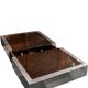 Table basse bar vintage Roche Bobois dans le gout de Willy Rizzo