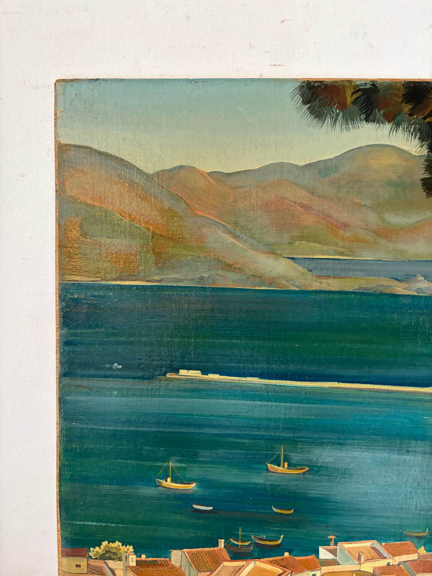 Puerto de la Selva, oil on panel 1953