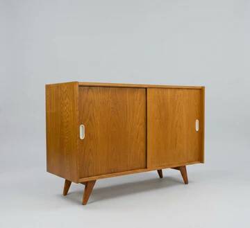 Chest of drawers mid-century veneer Jiří Jiroutek U-452 1960s Czechoslovakia