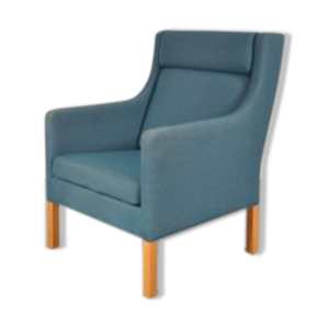 Fauteuil bleu Børge