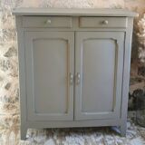 Restored parisian buffet in grey