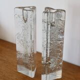 Pair of Scandinavian Iittala "Arkipelago" candlesticks by Timo Sarpaneva