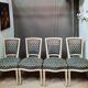 Set of 4 Louis XVI style chairs
