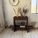 Jardinière années 50 palissandre constructiviste