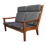 Teak 2 seat sofa by Juul Kristensen for Glostrup Denmark