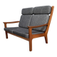 Teak 2 seat sofa by Juul Kristensen for Glostrup Denmark