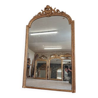 19th-century mirror, 2.04m x 1.25m.