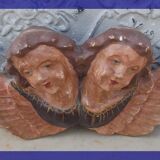 Angels in boiled cardboard