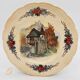 6 dessert plates "Obernai" from the Sarreguemines pottery.