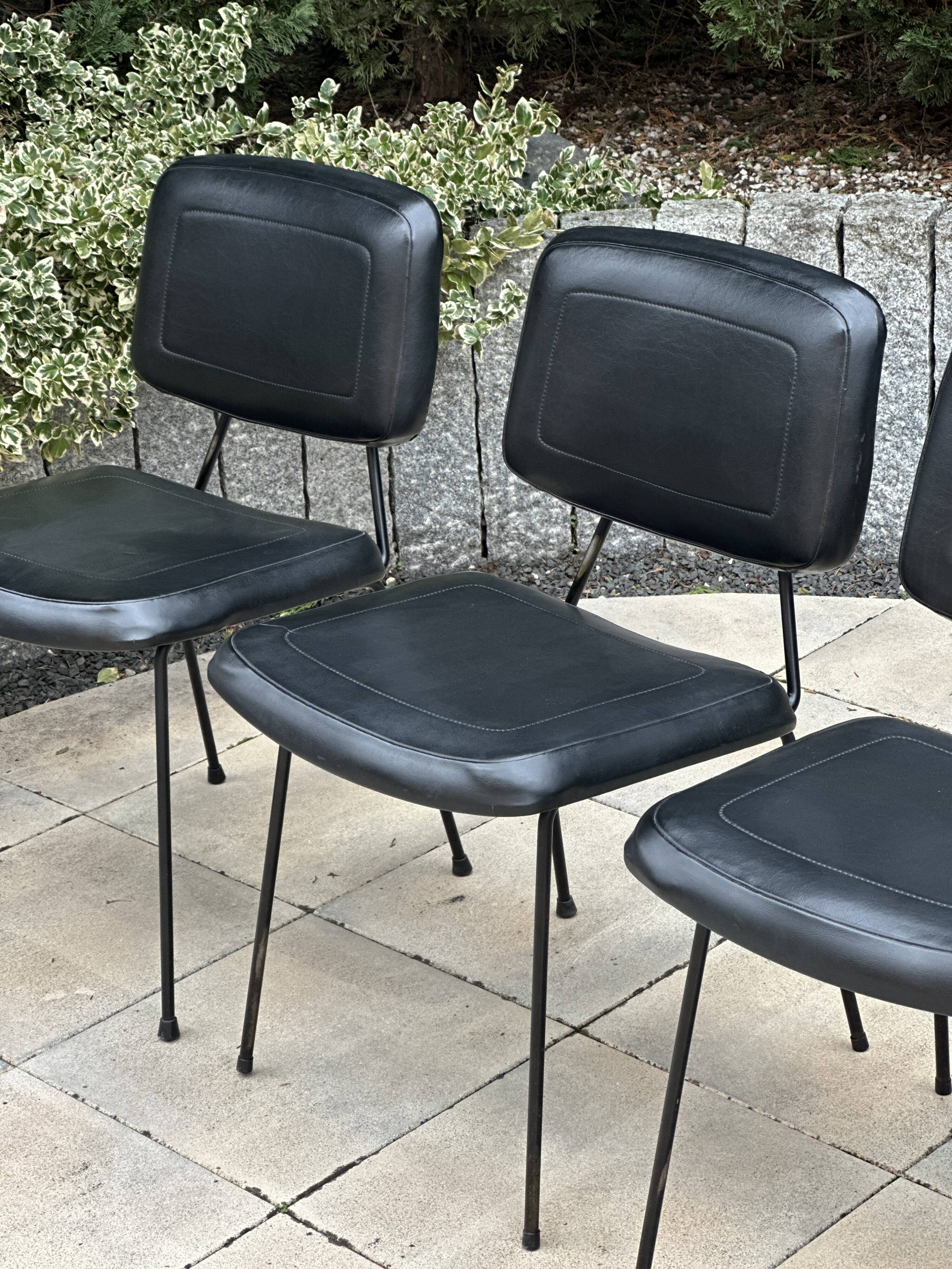 Set of 6 Pierre Paulin CM 196 chairs for Thonet – 1960s