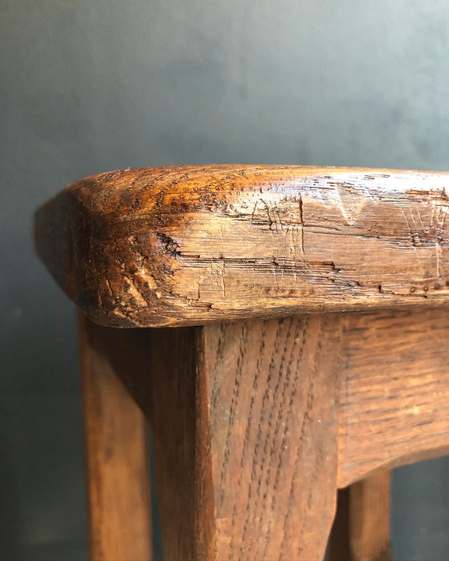 Pair of French craft stools after the war