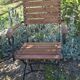 Pair of folding garden chairs