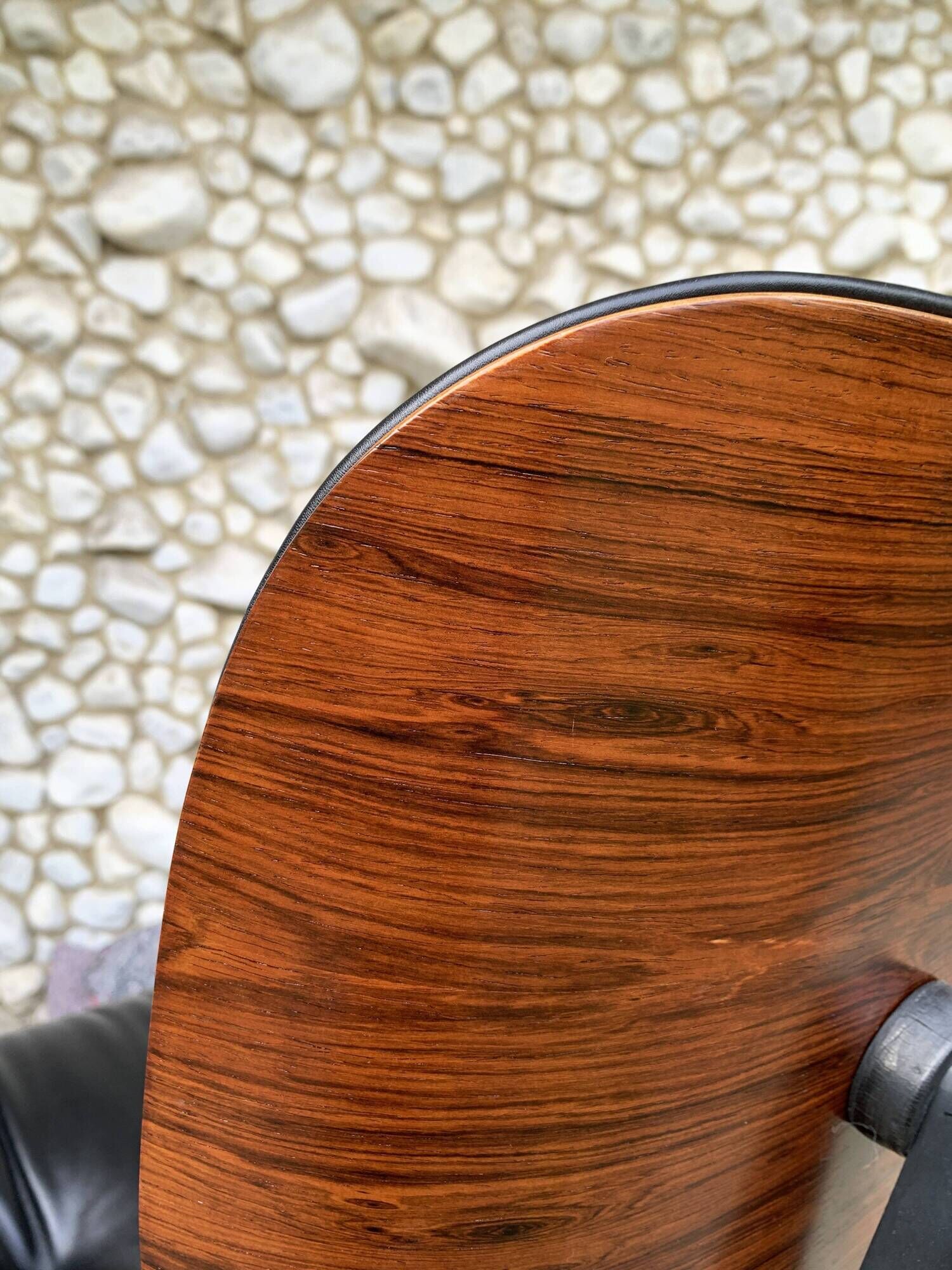 Fauteuil Lounge Herman Miller Charles & Ray Eames 1976 Palissandre Nv Cuir