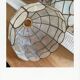 Mother-of-pearl and brass lampshade