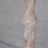 Alabaster french mid-century floor lamp