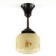 Art Deco ceiling lamp, double-layered glass, Germany, 1930s