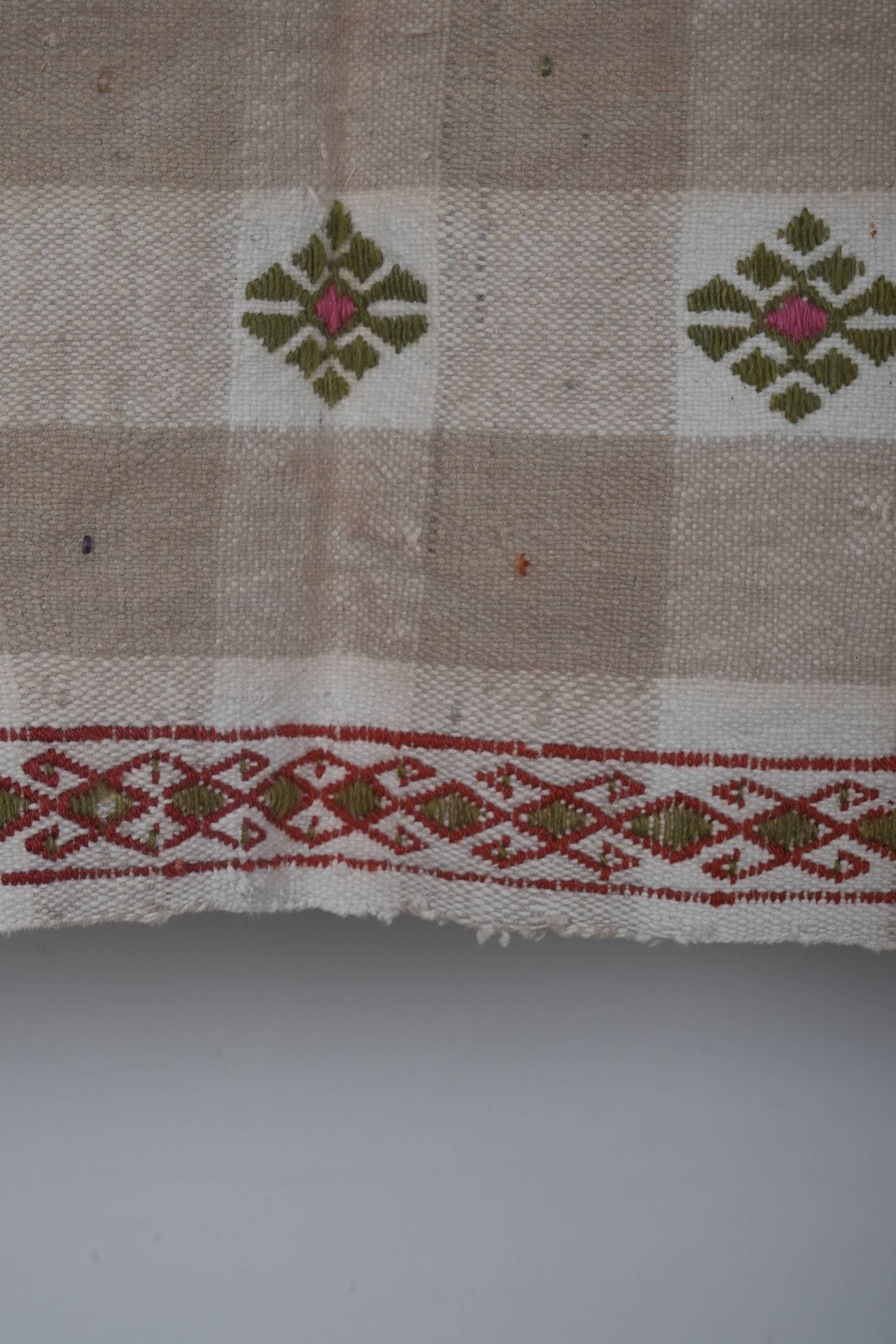 Vintage Turkish Oushak Rug Handwoven 183x250 cm