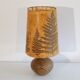 Sandstone lamp by Alain Blanchard 1970