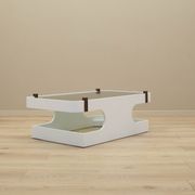 Glass coffee table, Italian design, 1970s, manufactured in Italy