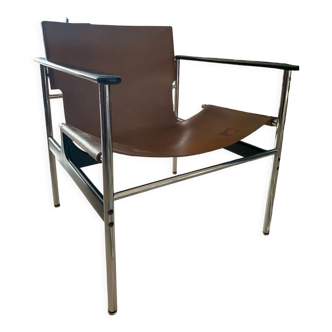 Fauteuil sling chair de Charles Pollock édition knoll