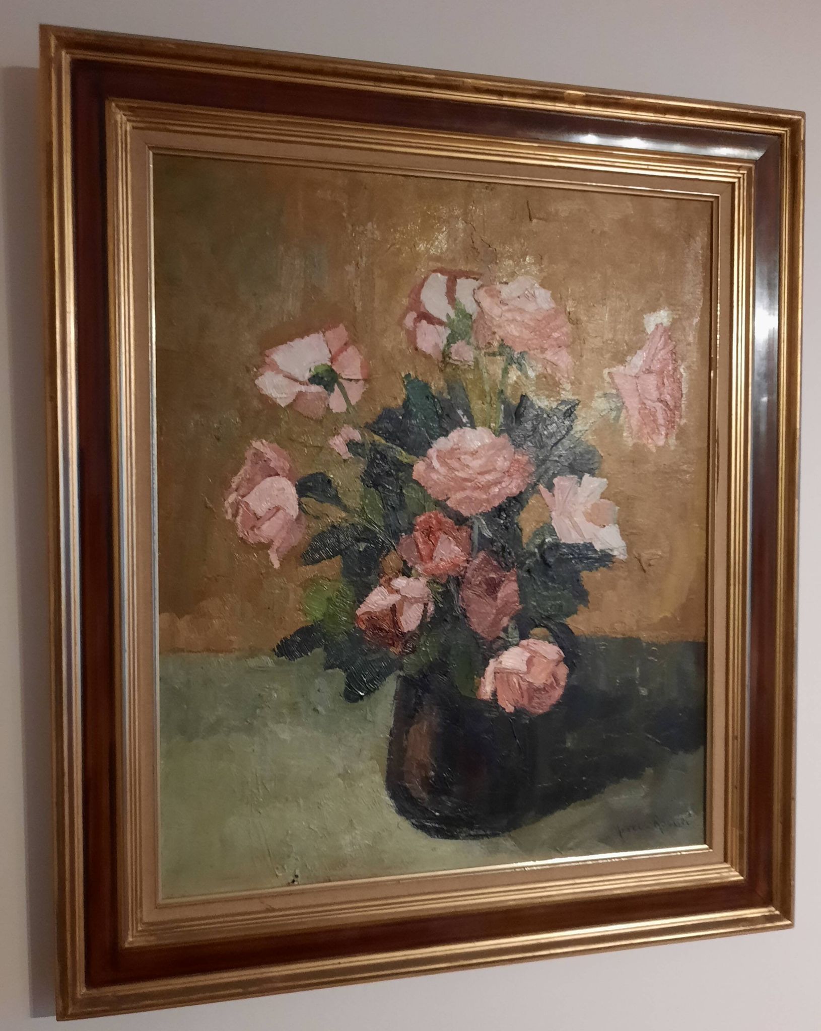 Huile sur toile de M.Mevel Roussel