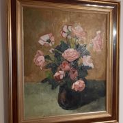 Huile sur toile de M.Mevel Roussel