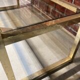 Gold metal shelf