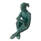 Seated woman - original art bronze