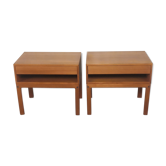 Paire de tables de chevet Scandinave