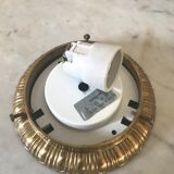 Vintage glass and brass ceiling