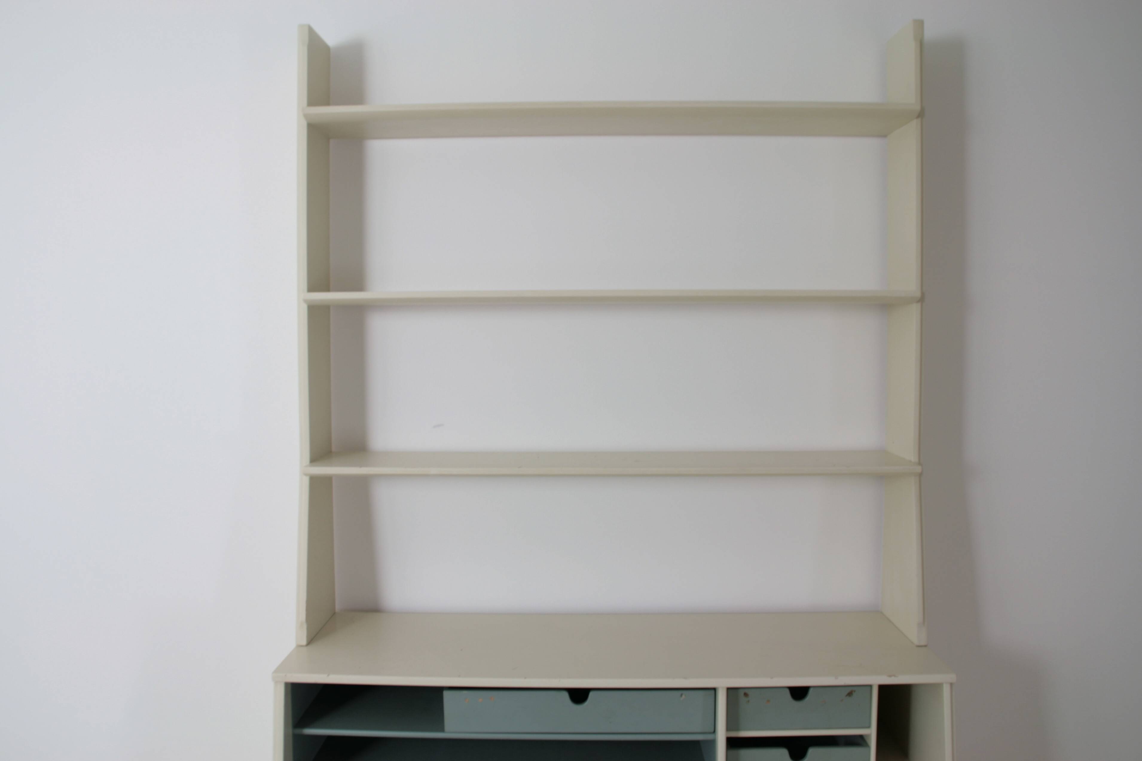 Library Secretary with its “Vardags” armchair by Carl Malmsten, Sweden 1960s