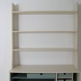 Library Secretary with its “Vardags” armchair by Carl Malmsten, Sweden 1960s