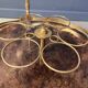 Italian lacquered goatskin / parchment serving bar cart by Aldo Tura
