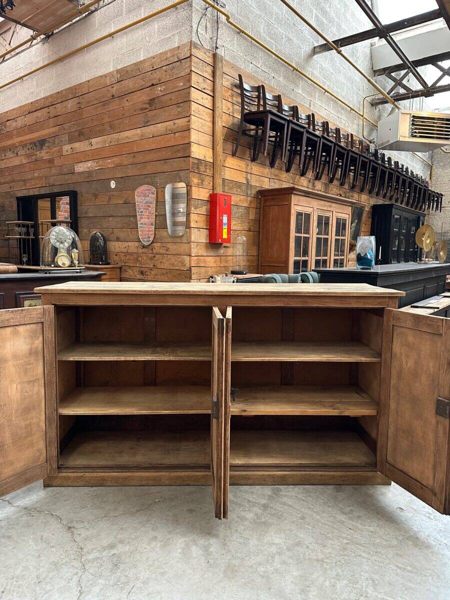 Early 20th-century oak workshop furniture