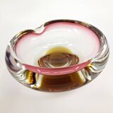Cendrier vide-poche en verre soufflé • Tchécoslovaquie • Circa 1960