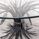 Coffee table with ears of wheat, "Coco Chanel" by Goossens, Circa 1970