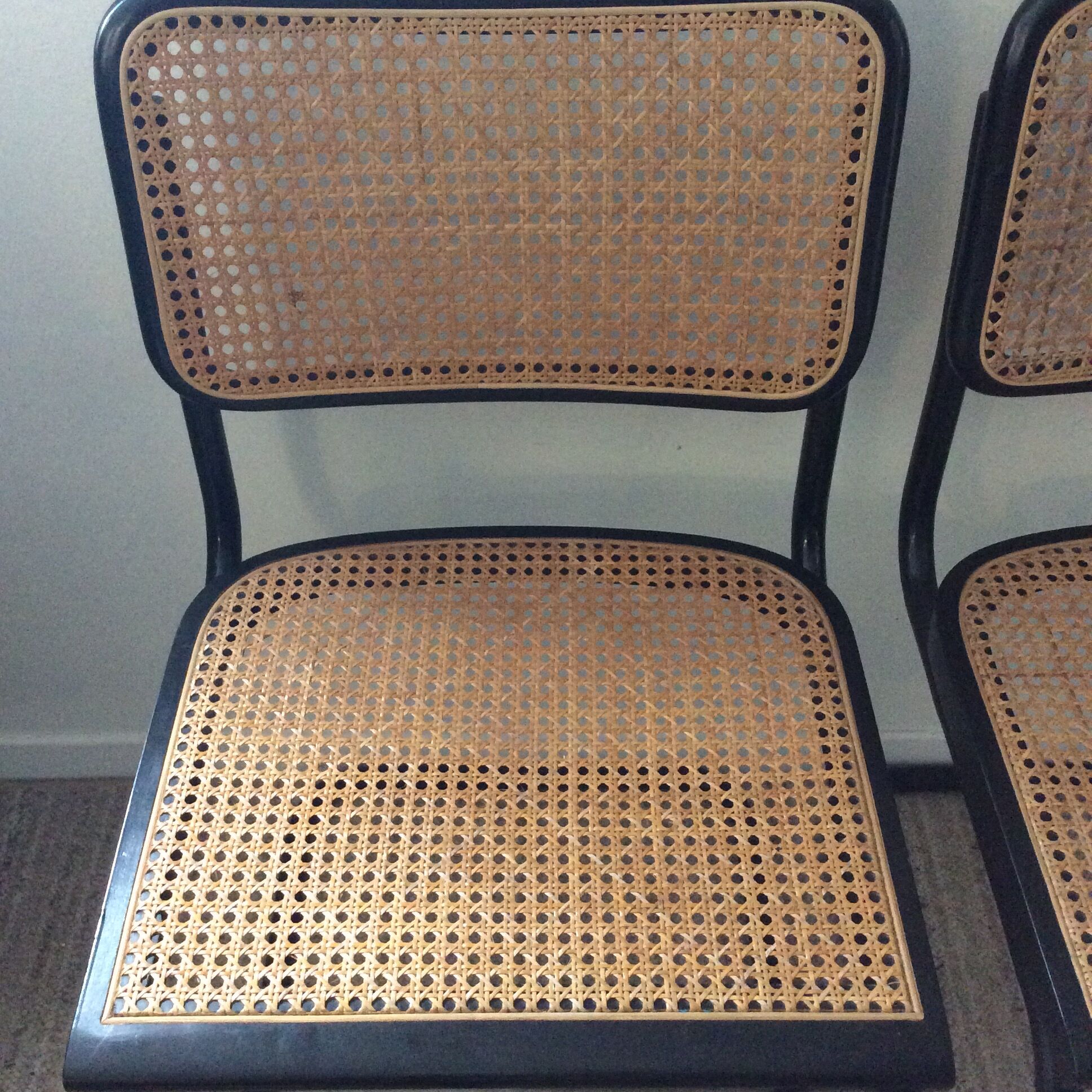 Série de 4 chaises Marcel Breuer Cesca B32
