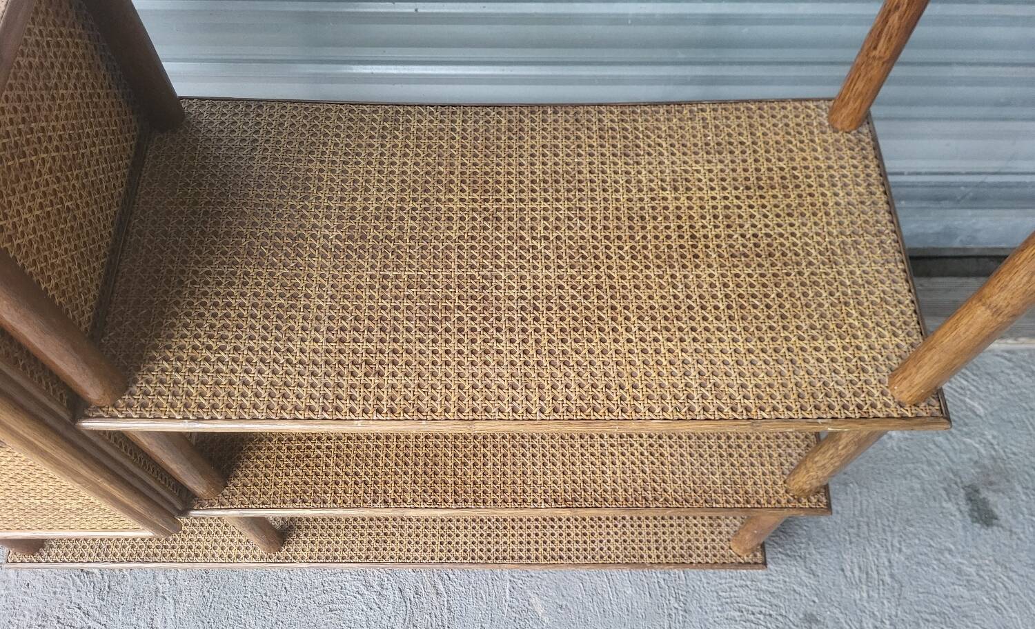 Vintage shelving storage unit library