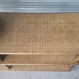 Vintage shelving storage unit library