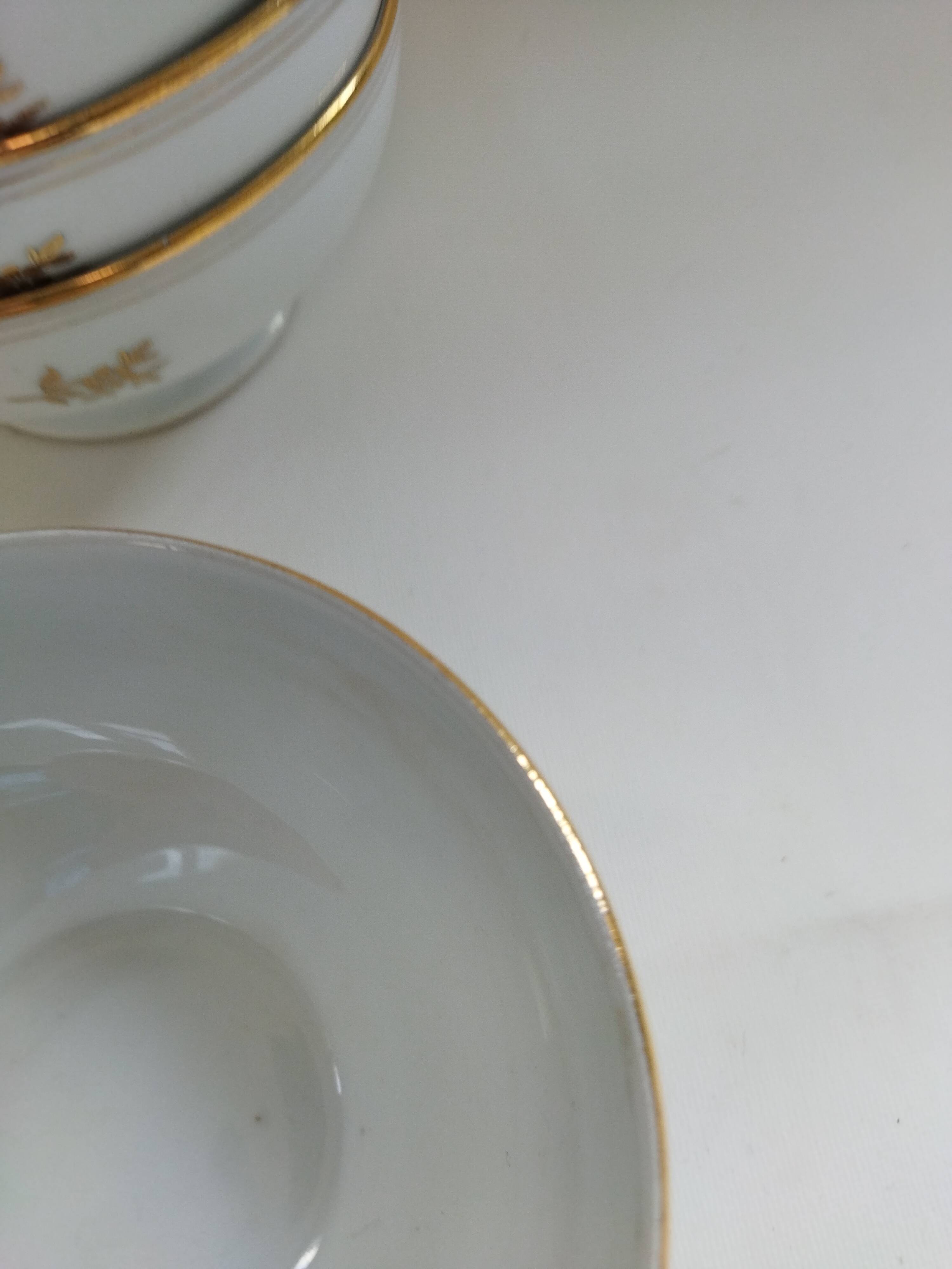 6 bols en porcelaine de Vierzon