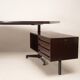 T96 Rosewood Boomerang Desk by Osvaldo Borsani for Tecno, First Edition, 1950