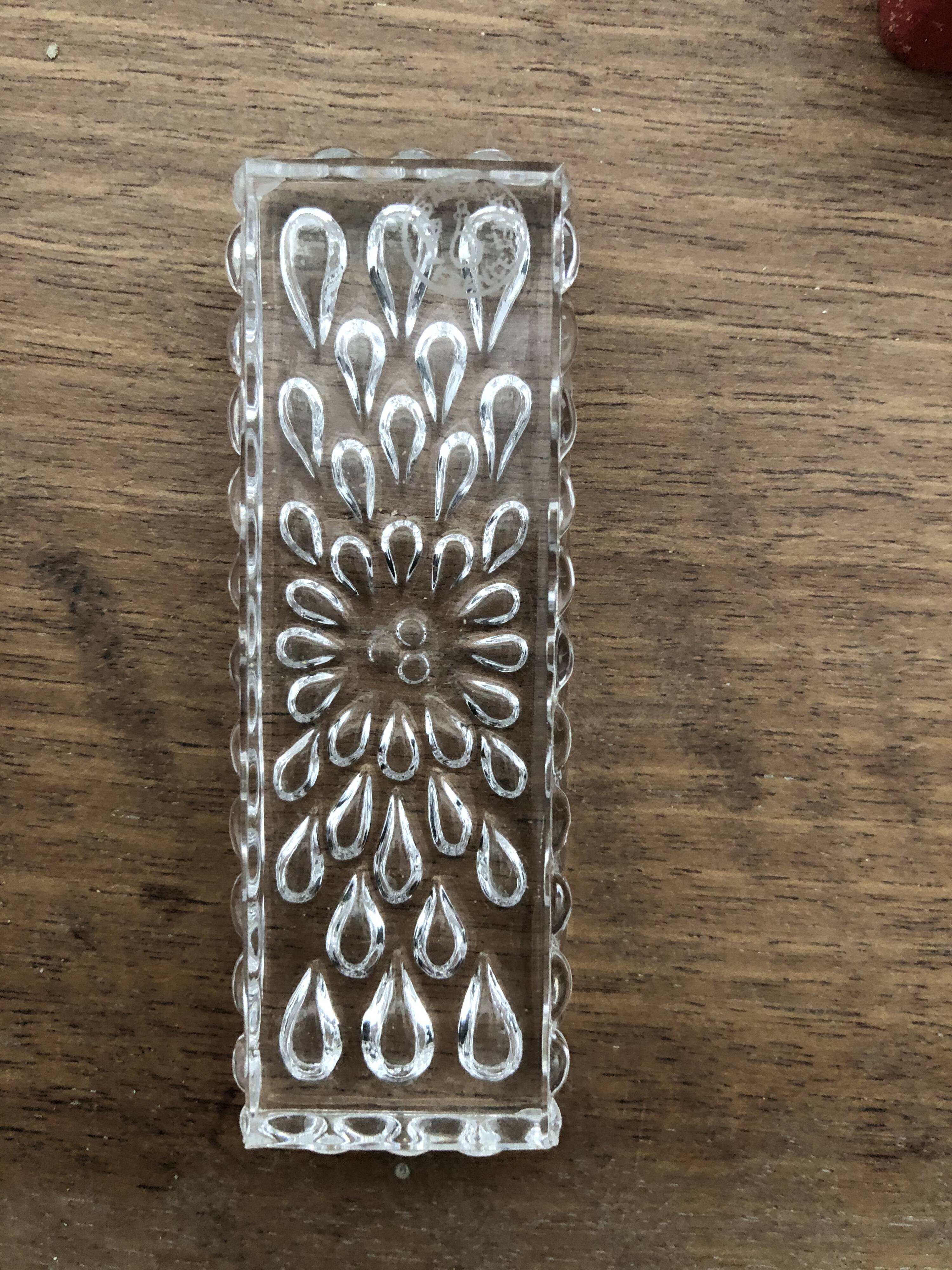 12 Baccarat crystal knife holder