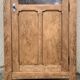 Parisian cabinet glazed raw wood nymphs and carved art nouveau decorations