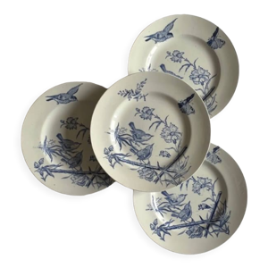 lot de 4 assiettes en