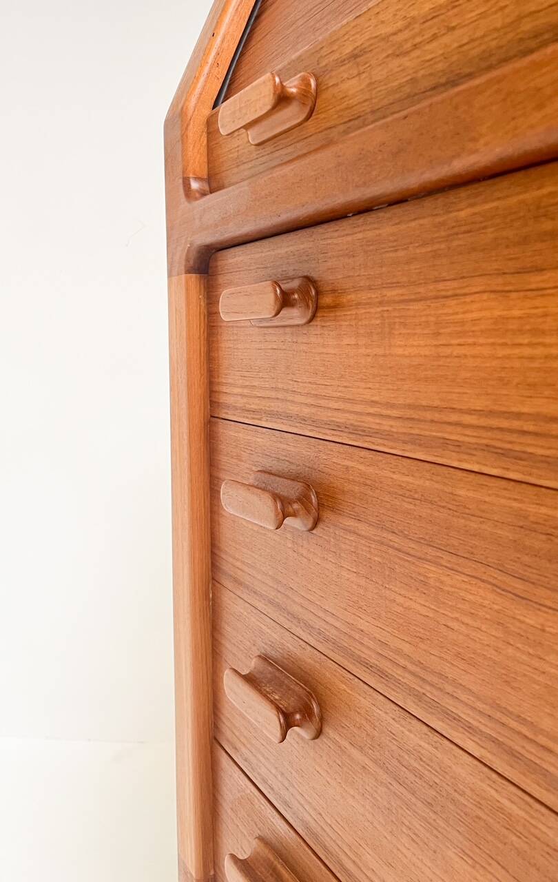 Teak secretary by Dyrlund, 1960s