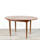 Midcentury oblong teak extending table