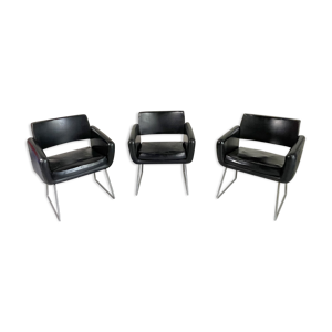 Ensemble de 3 fauteuils - motte
