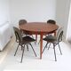 Table ronde extensible en teck