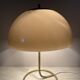 Vintage Mushroom table lamp with gold metal base , 1970s
