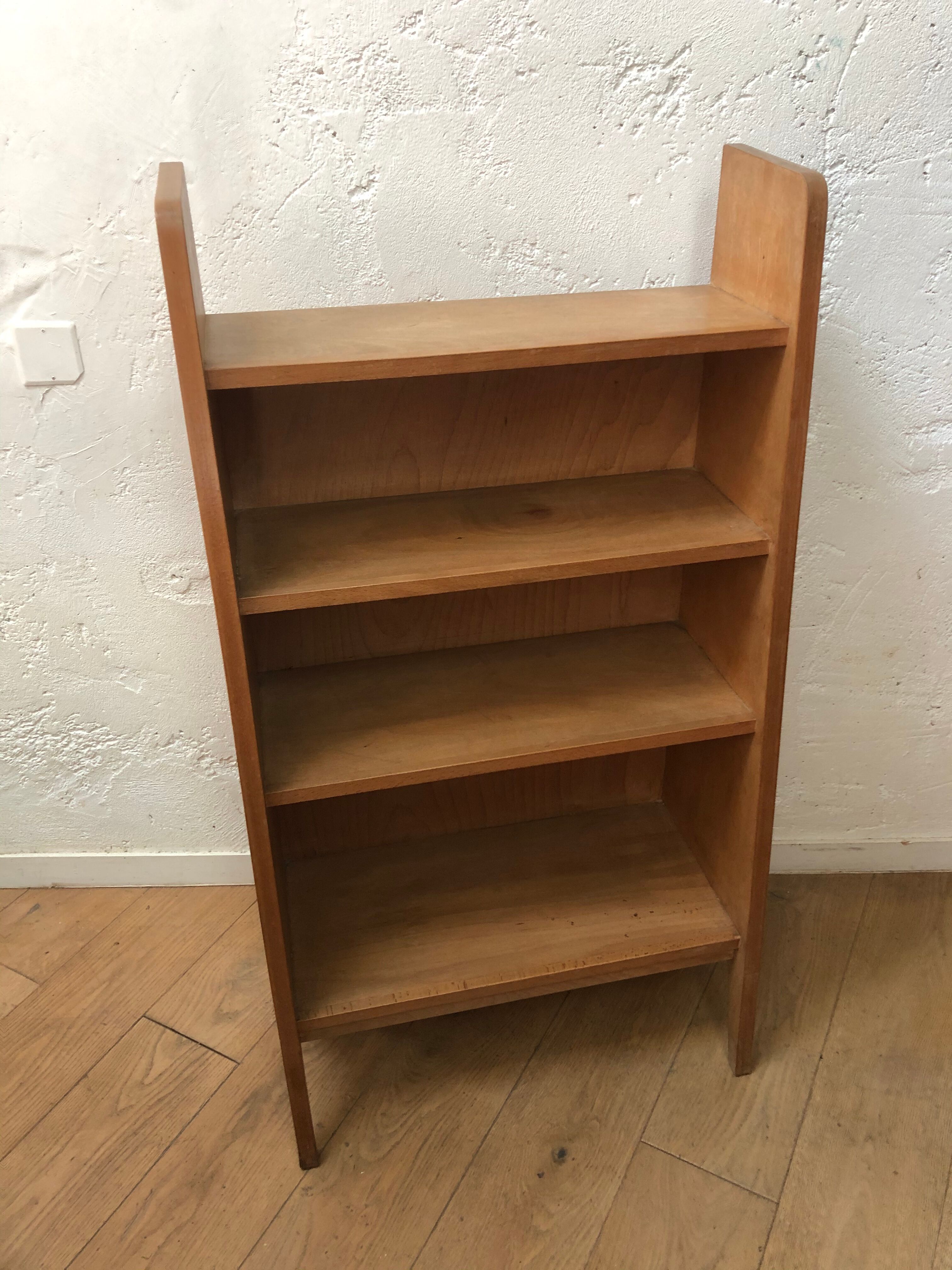 Vintage wood library